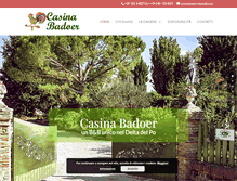 Tablet Screenshot of casinabadoer.it